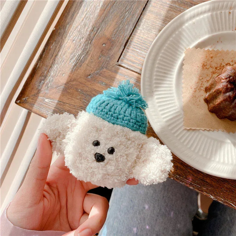 Cute Doggy with Hat AirPods Case Cover - Viexta