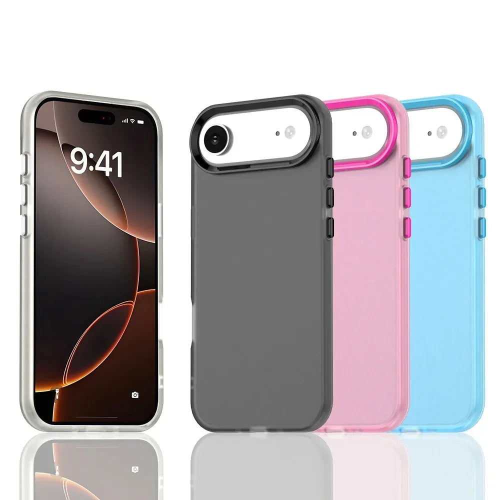 Airbag Anti-fall Candy Frosted iPhone Case - Viexta