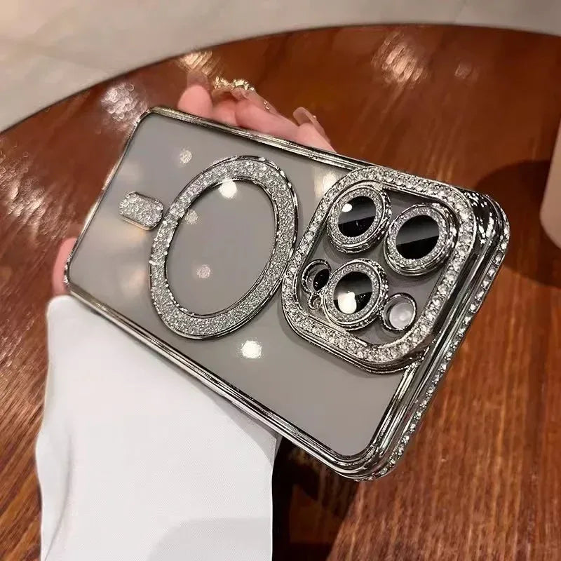 Edge Drill Magnetic Transparent iPhone Case - Viexta