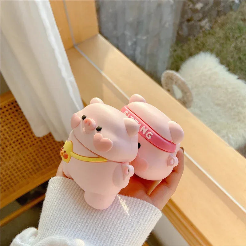 cute-stereo-love-blush-piggy-apple-airpods - Viexta