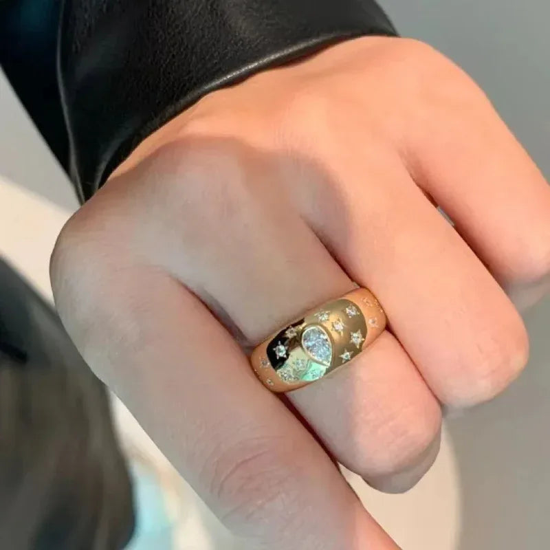 Water Drop Gem Ring - Viexta