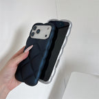 Leather Diamond Patterned Drop-proof iPhone Case