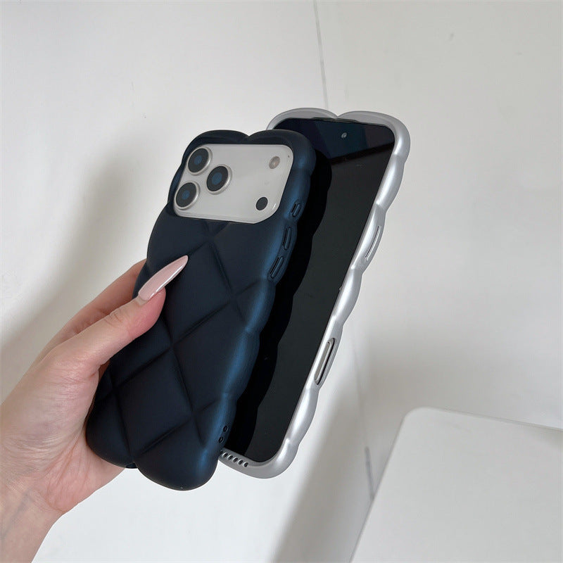 Leather Diamond Patterned Drop-proof iPhone Case