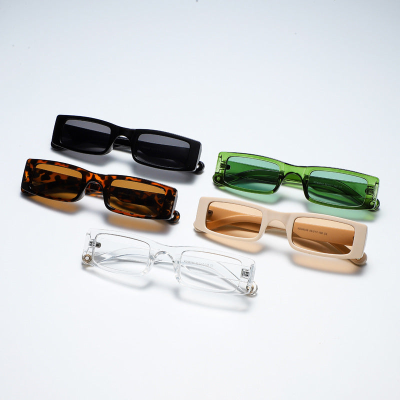 New Square Small Frame Sunglasses Men And Women Retro Street Shooting Sunglasses Hip Hop Trend Sunglasses