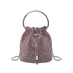 Diamond bucket bag for women