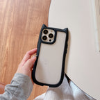 Acrylic High Version Cat Ears iPhone Case