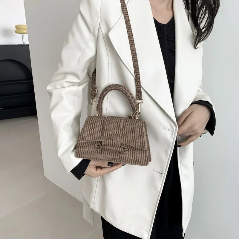 French Fashion Casual Simple Western Style Simple Fashion Shoulder Messenger Bag - Viexta