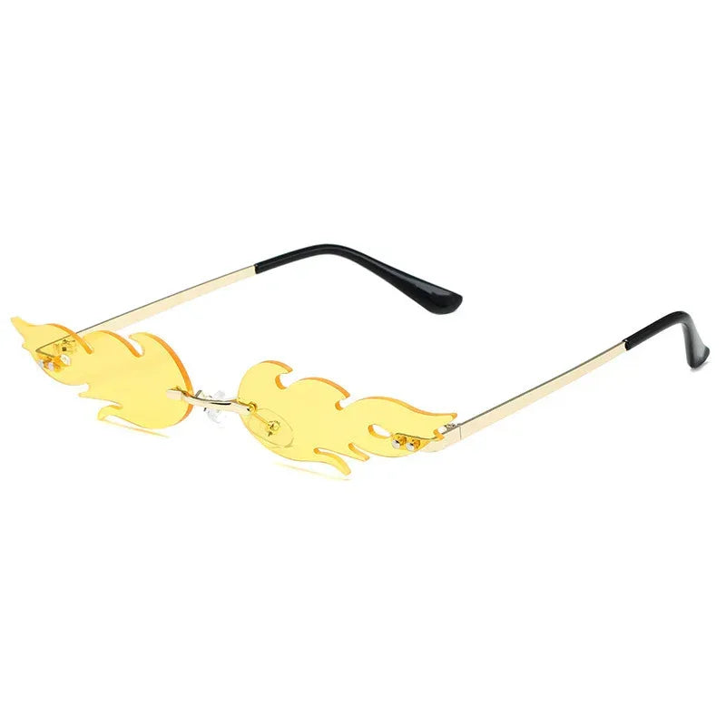 personalized-trend-flame-shaped-sunglasses - Viexta