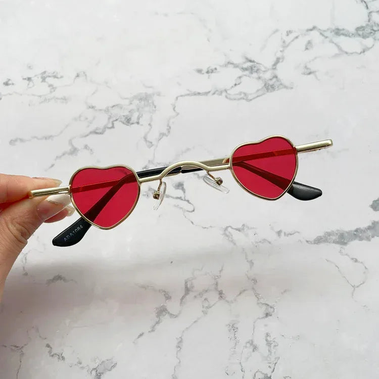 Love Retro Small Frame Eyes Glasses - Viexta