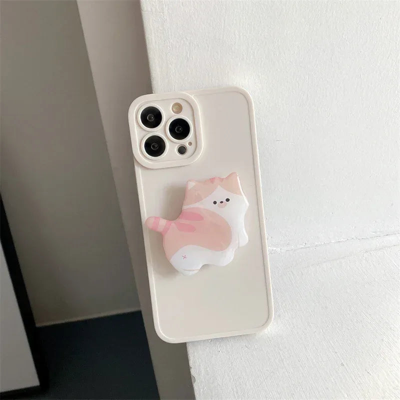 cute-cat-stand-iphone-case - Viexta