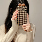 Thousand Bird Checker Woolen iPhone Case - Viexta