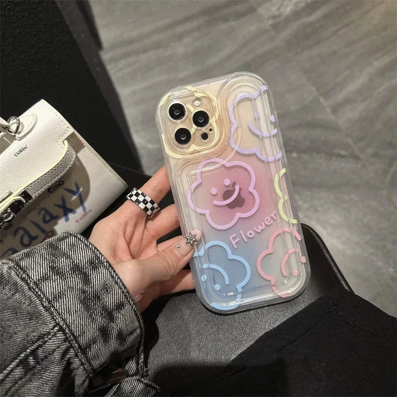 Halo Dyed Sun Flower iPhone Case - Viexta