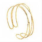 Semi-Circular Hollow C-Shape Bangle