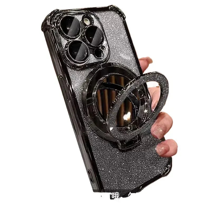 Glitter Folding Bracket iPhone case - Viexta