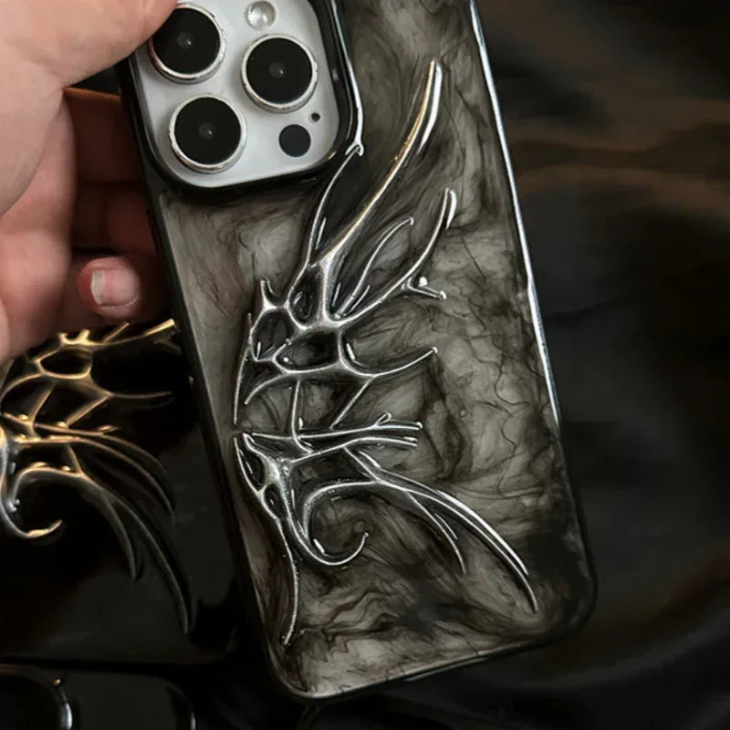 Blooming Three-dimensional Wings iPhone Case - Viexta