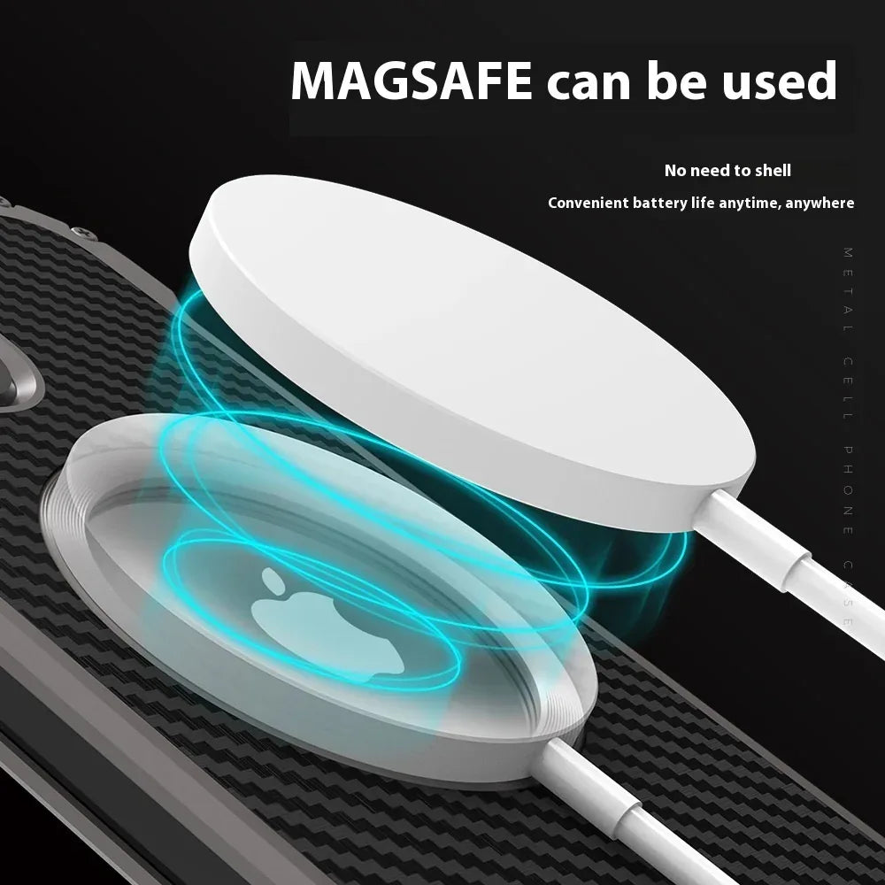 Metal Hollow Drop-resistant Protective Cover for IPhone - Viexta