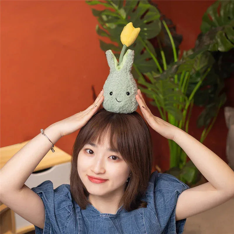 Tulip Potted Plush Toy Doll - Viexta