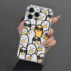 Cute Duck Lens Drop-resistant iPhone Protective Cover - Viexta