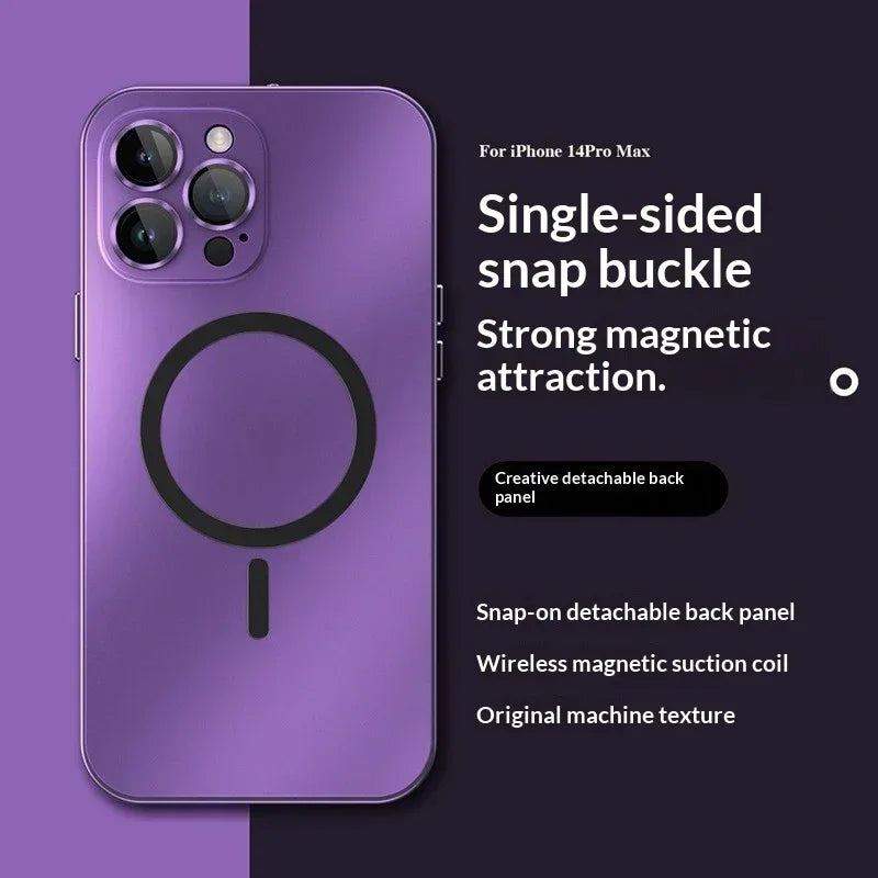 Full-coverage iPhone Case With A Magnetic Snap Closure For Wireless Charging - Viexta