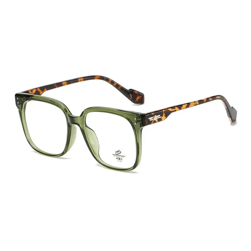 Retro Large Frame Glasses - Viexta