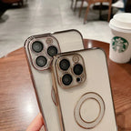Electroplating Soft Diamond Ring IPhone Case - Viexta