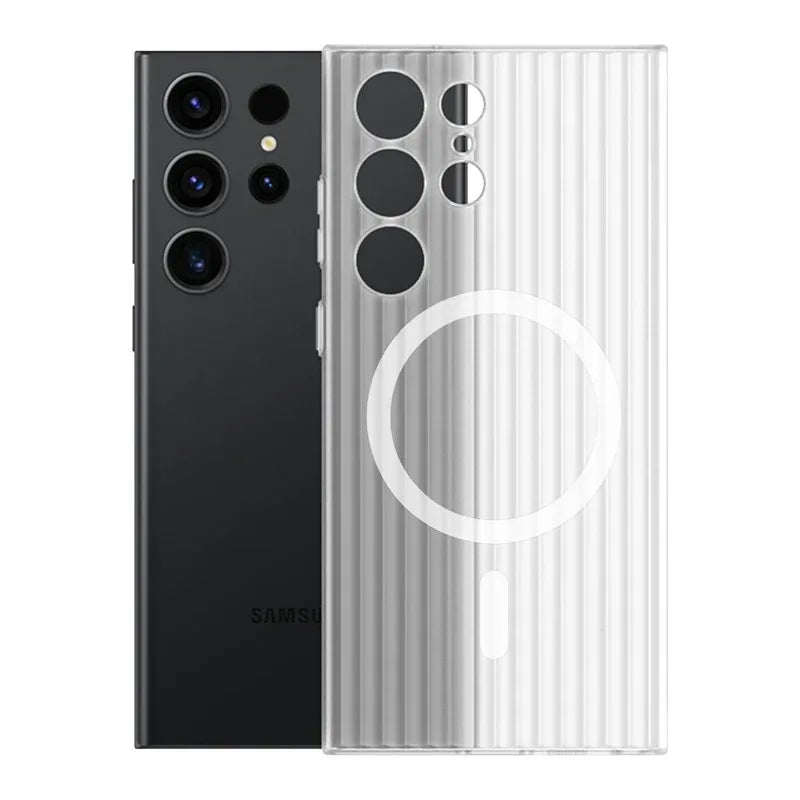 Ice Mist Magnetic Matte Samsung Phone Case - Viexta