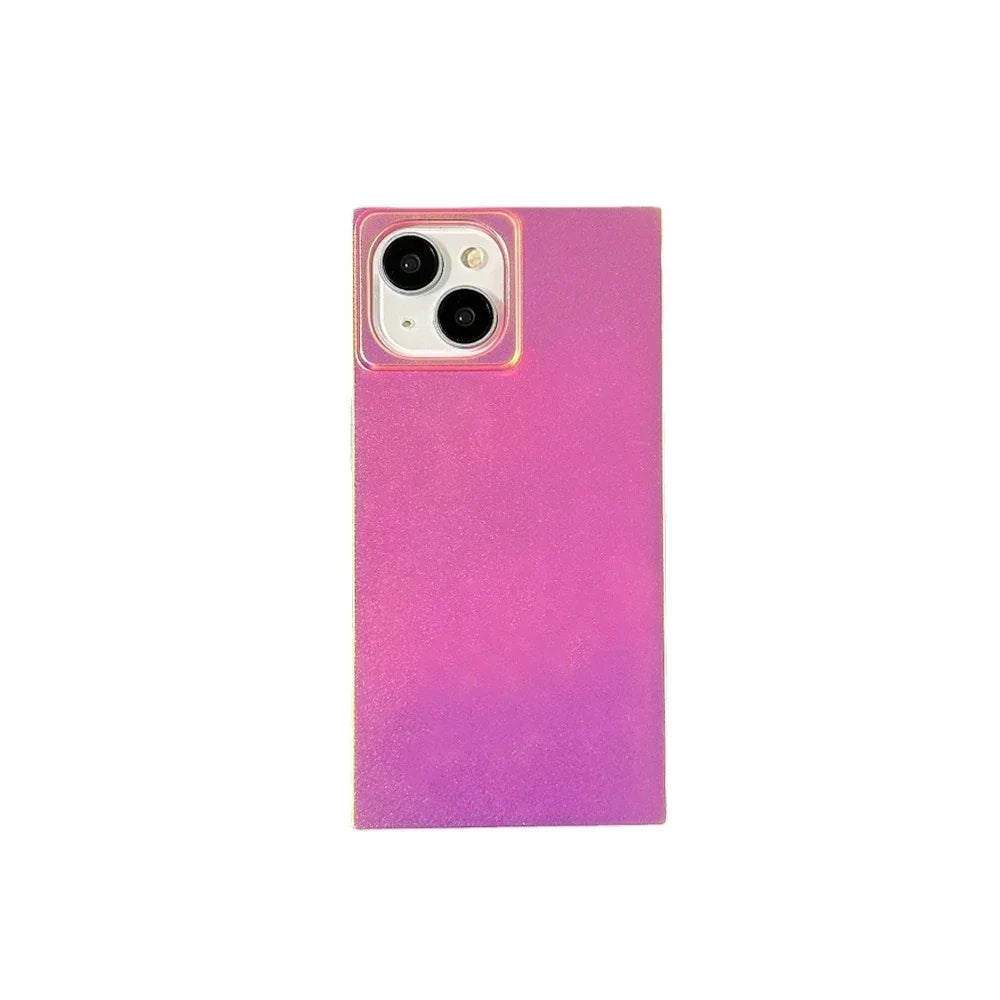 Frosted Laser Square iPhone Case - Viexta