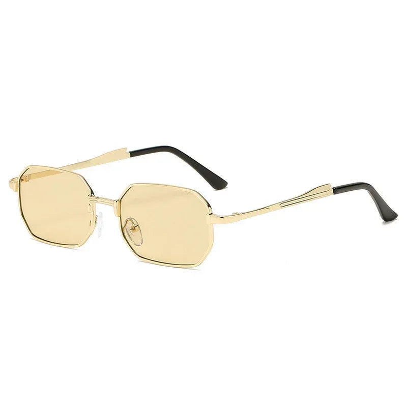 polygon-metal-sun-glasses - Viexta