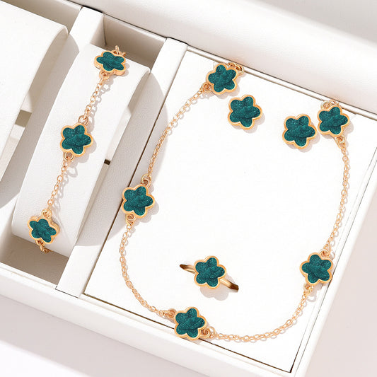 Clover Jewelry Set