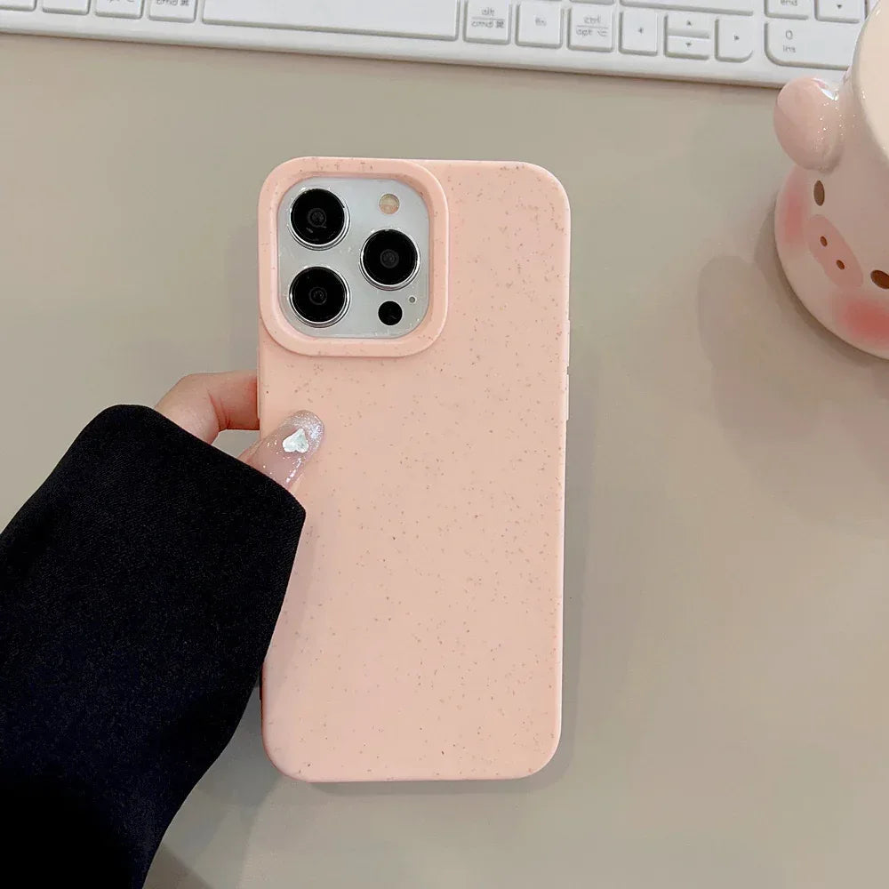 tpu-wheat-straw-frosted-soft-iphone-case - Viexta