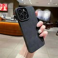 Korean Style Suede Drop-resistant iPhone Case - Viexta