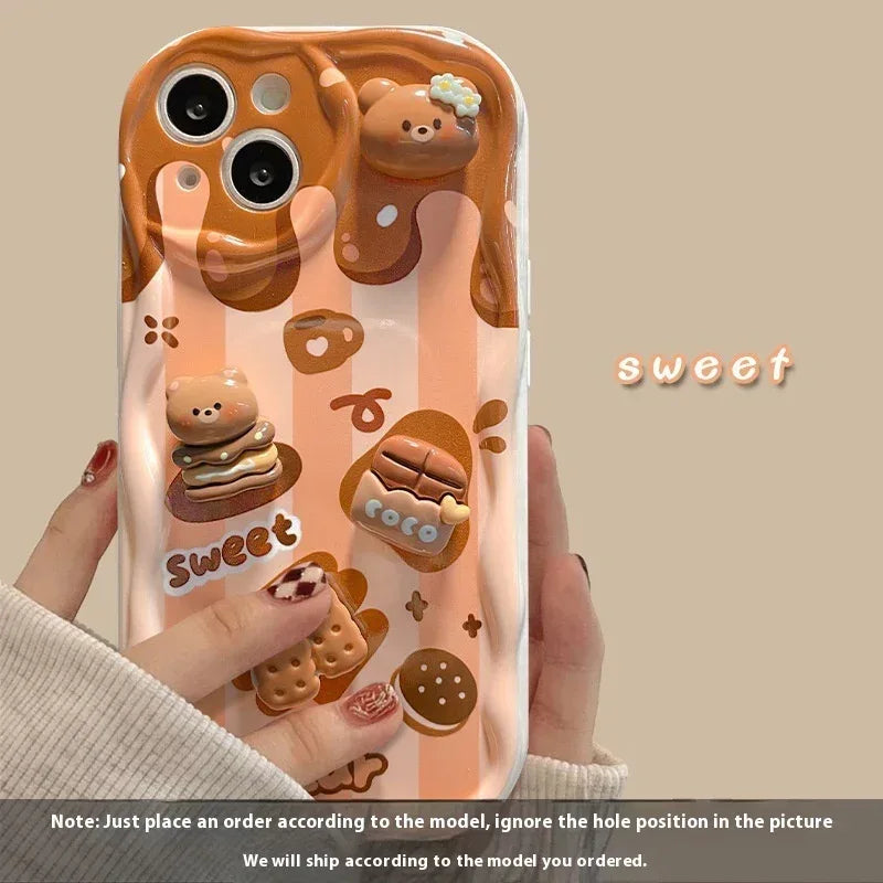 Chocolate Doll Lanyard iPhone Case - Viexta
