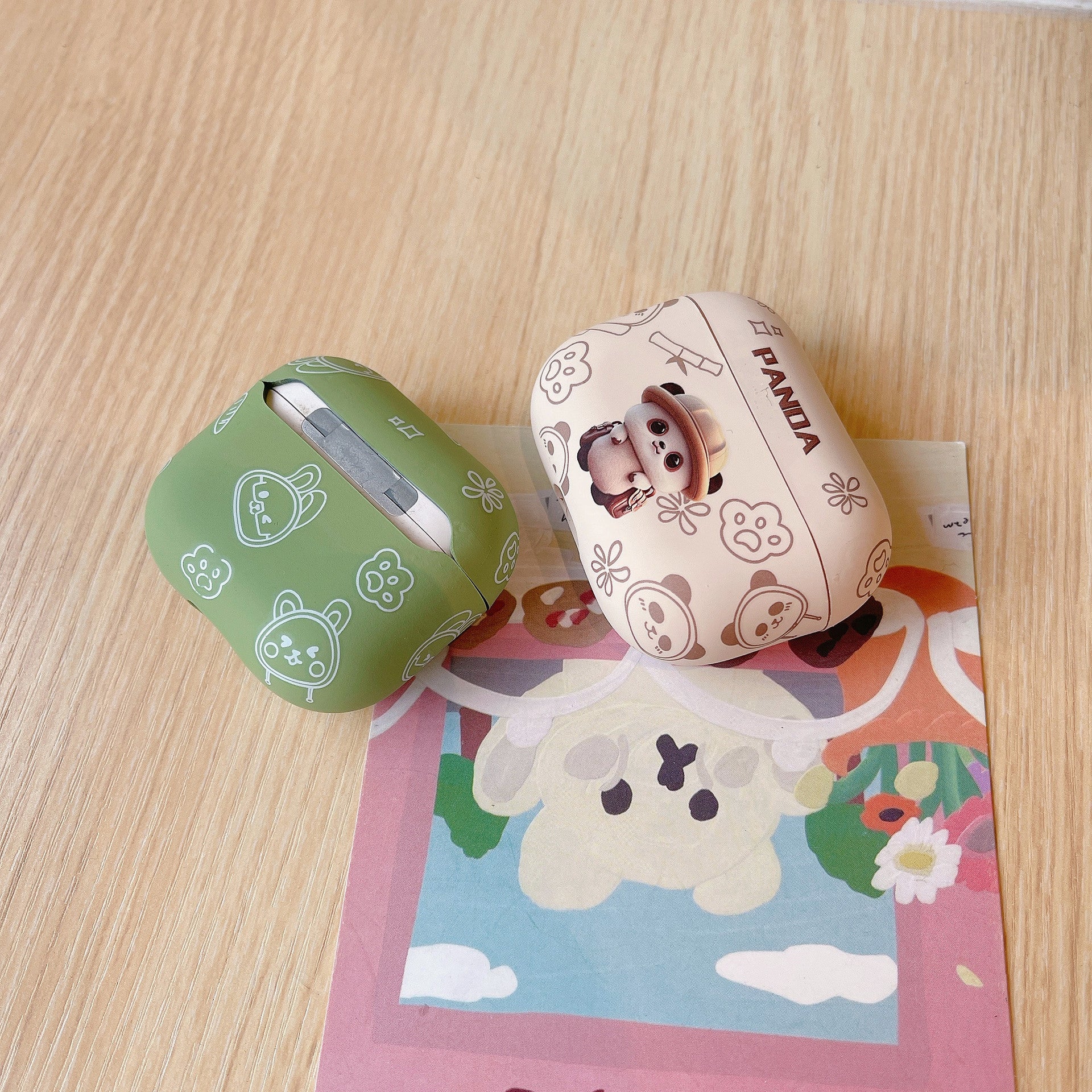 AirPods Cartoon Frosted Cover