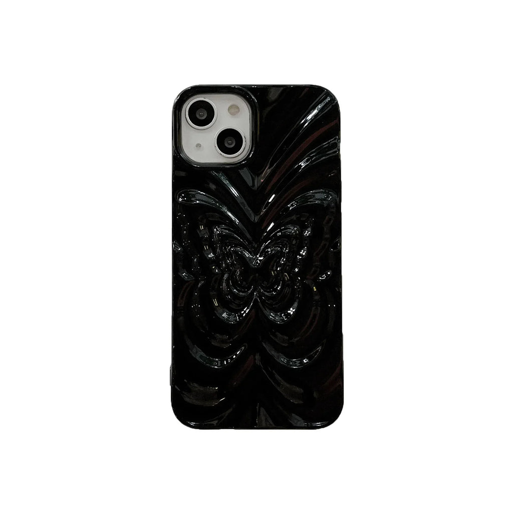 Solid Color Three-dimensional Butterfly Phone Case - Viexta
