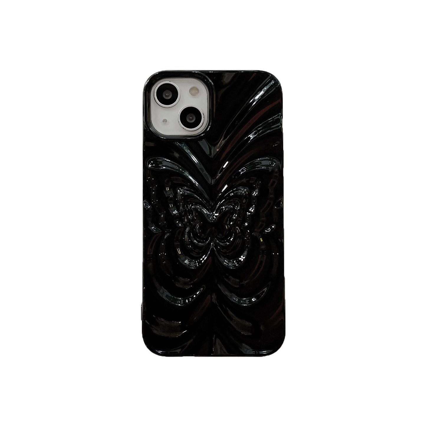 Solid Color Three-dimensional Butterfly Phone Case