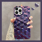 High-grade Diamond Grid Electroplated Silicone Drop-resistant for IPhone - Viexta