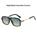 Metal Mirror Sun-resistant Sunglasses - Viexta