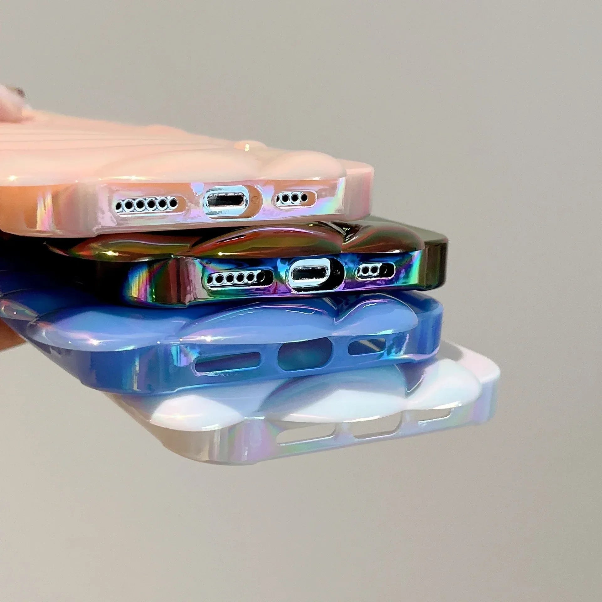 Colorful Laser Shell iPhone Case - Viexta