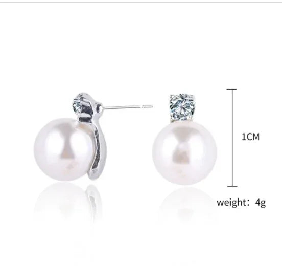 Korean Baroque Pearl Earrings - Viexta