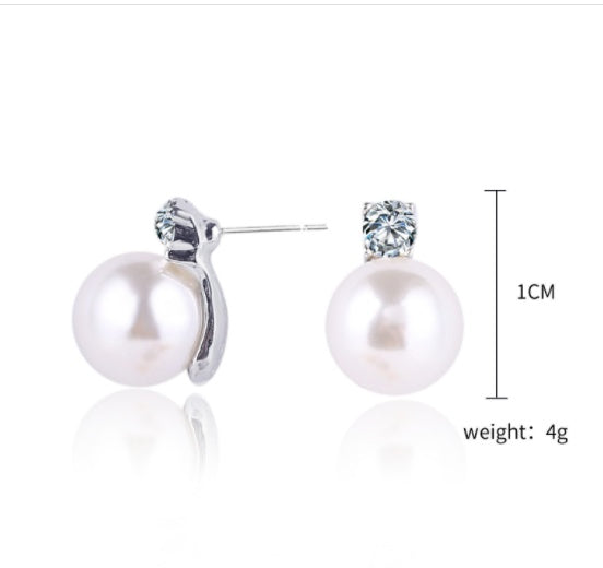 Korean Baroque Pearl Earrings