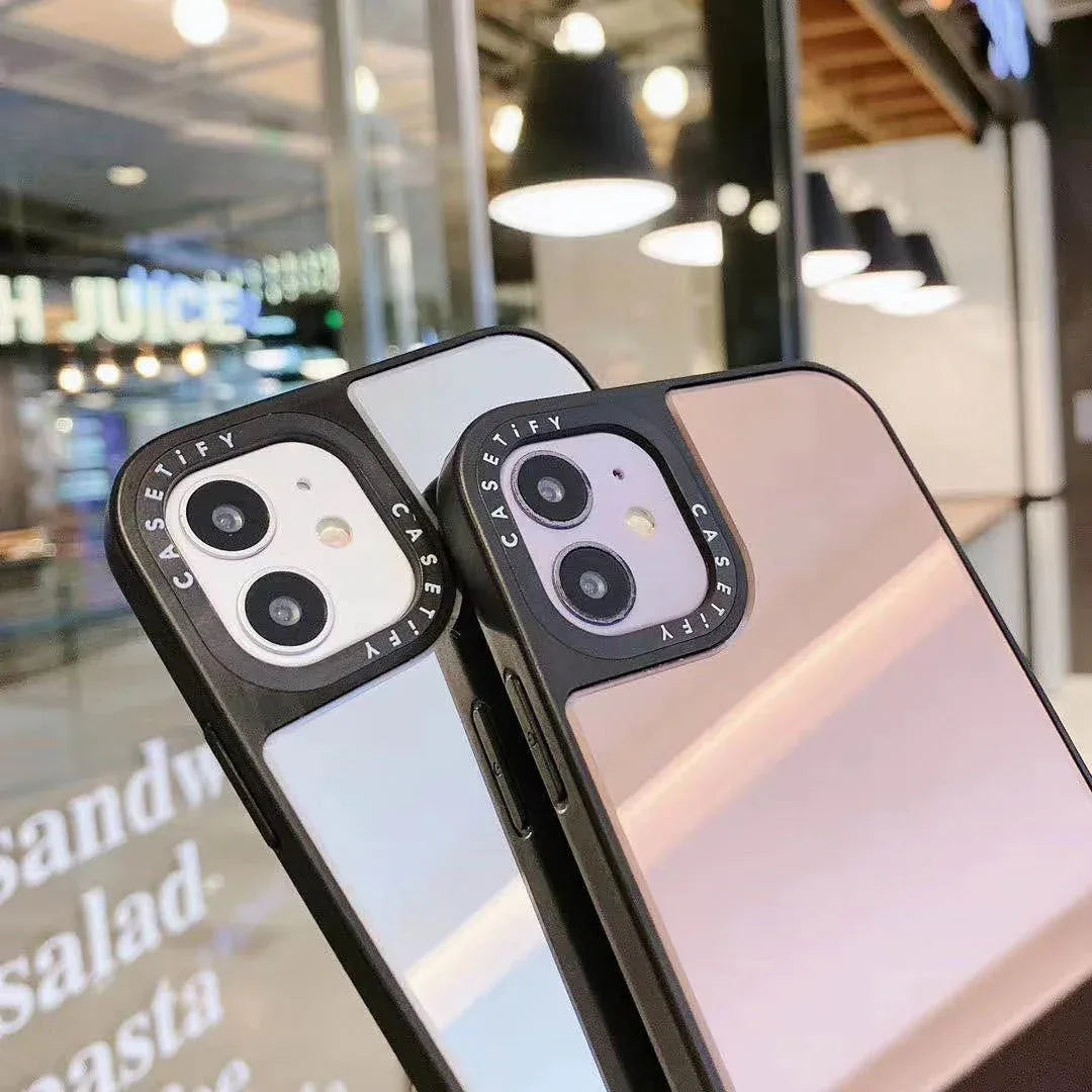 Mirror iPhone Case With Letters - Viexta