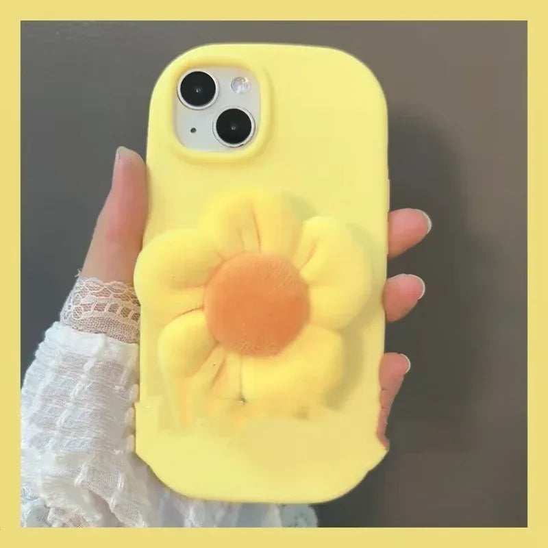 makeup-mirror-lemon-yellow-plush-iphone-case - Viexta