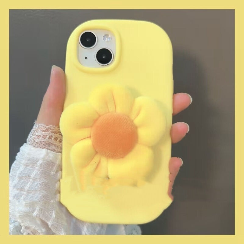 makeup-mirror-lemon-yellow-plush-iphone-case