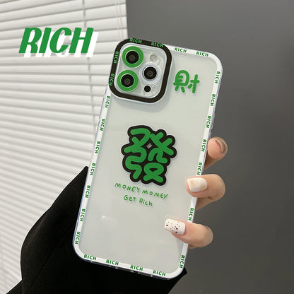 Cartoon Printed Silicone iPhone Case