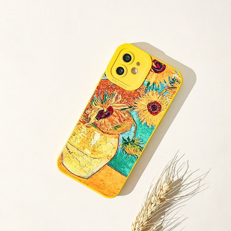 Sunflower Silicone iPhone Case