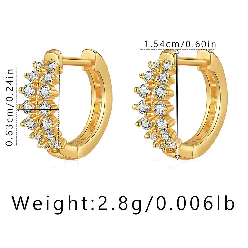 Light Luxury Ear Studs - Viexta