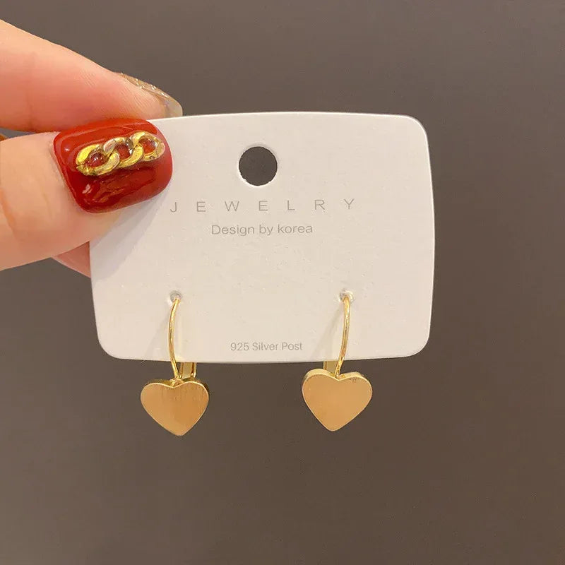S925 Silver Needle Love Series Earrings - Viexta
