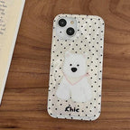Polka Dot West Highland iPhone Case - Viexta