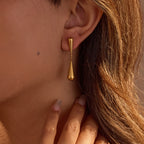 Minimalist Cool Feng Shui Drop Earrings