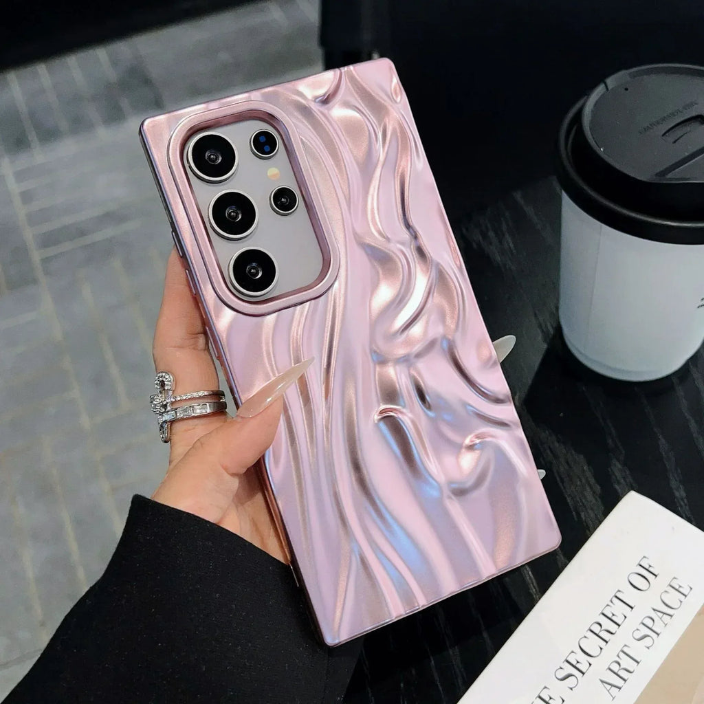 Three-dimensional Pleated Samsung Case - Viexta